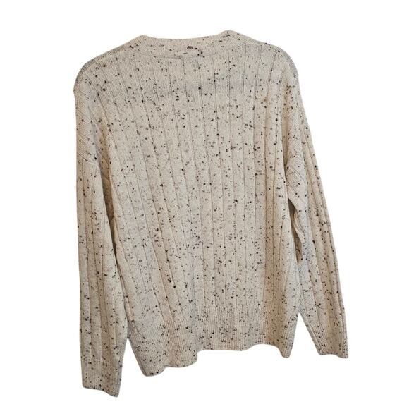 NWT Madewell Donegal Bowden Henley Sweater – Size M – Donegal Snow - Picture 3 of 5